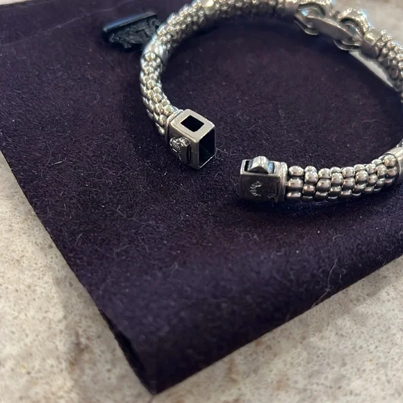 Lagos Silver Beaded Bracelet - Picture 6 of 11